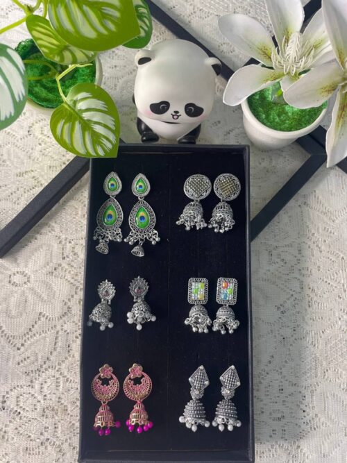 Earrings combo with box