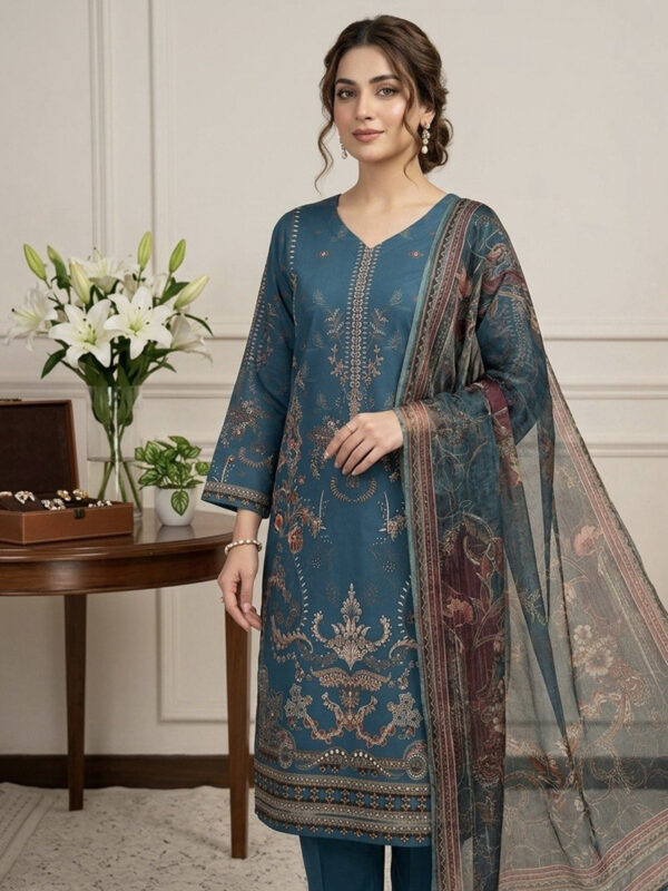 Dubai Silk Three Piece