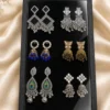 Earrings 6 pis combo box