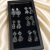 Earrings 6 pis combo box