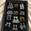 Earrings 12 pis combo box