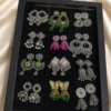 Earrings 12 pis combo box