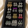 Earrings 12 pis combo box