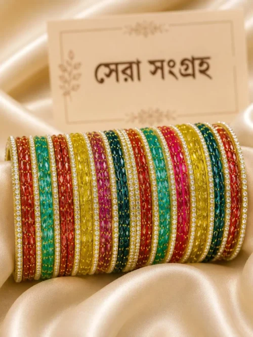 raindrop glass bangles