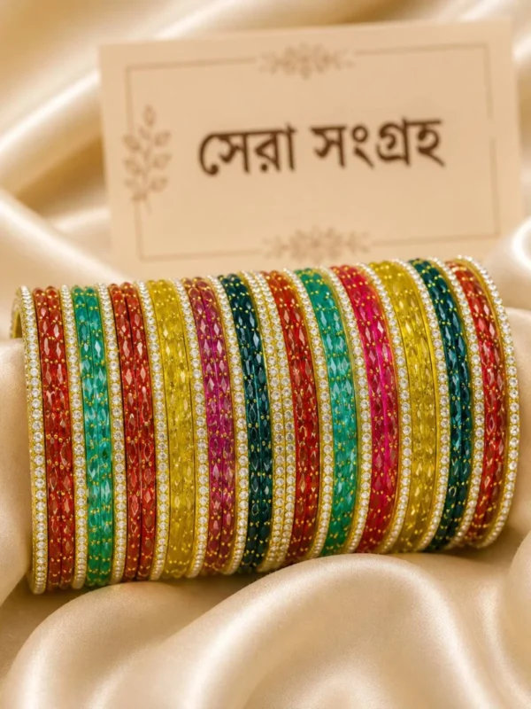 raindrop glass bangles